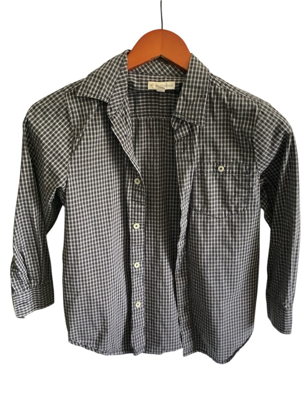 Size 8 Small Tucker and Tate Plaid Button Up Long Sleeve Shirt